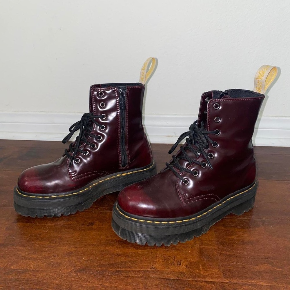 Vegan Jadon II 8-Eye Synthetic Platform Boot Dr. Martens